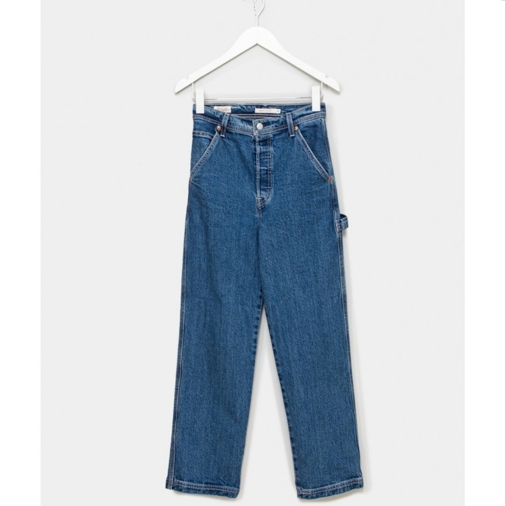 Levi's RIBCAGE Straight Utility High Rise Jeans - Picture 11 of 12